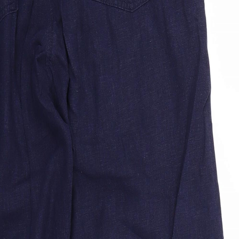 NEXT Womens Blue   Trousers  Size 14 L27 in