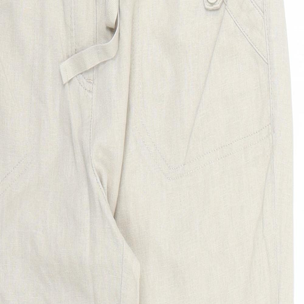 BHS Womens Beige   Trousers  Size 12 L25 in