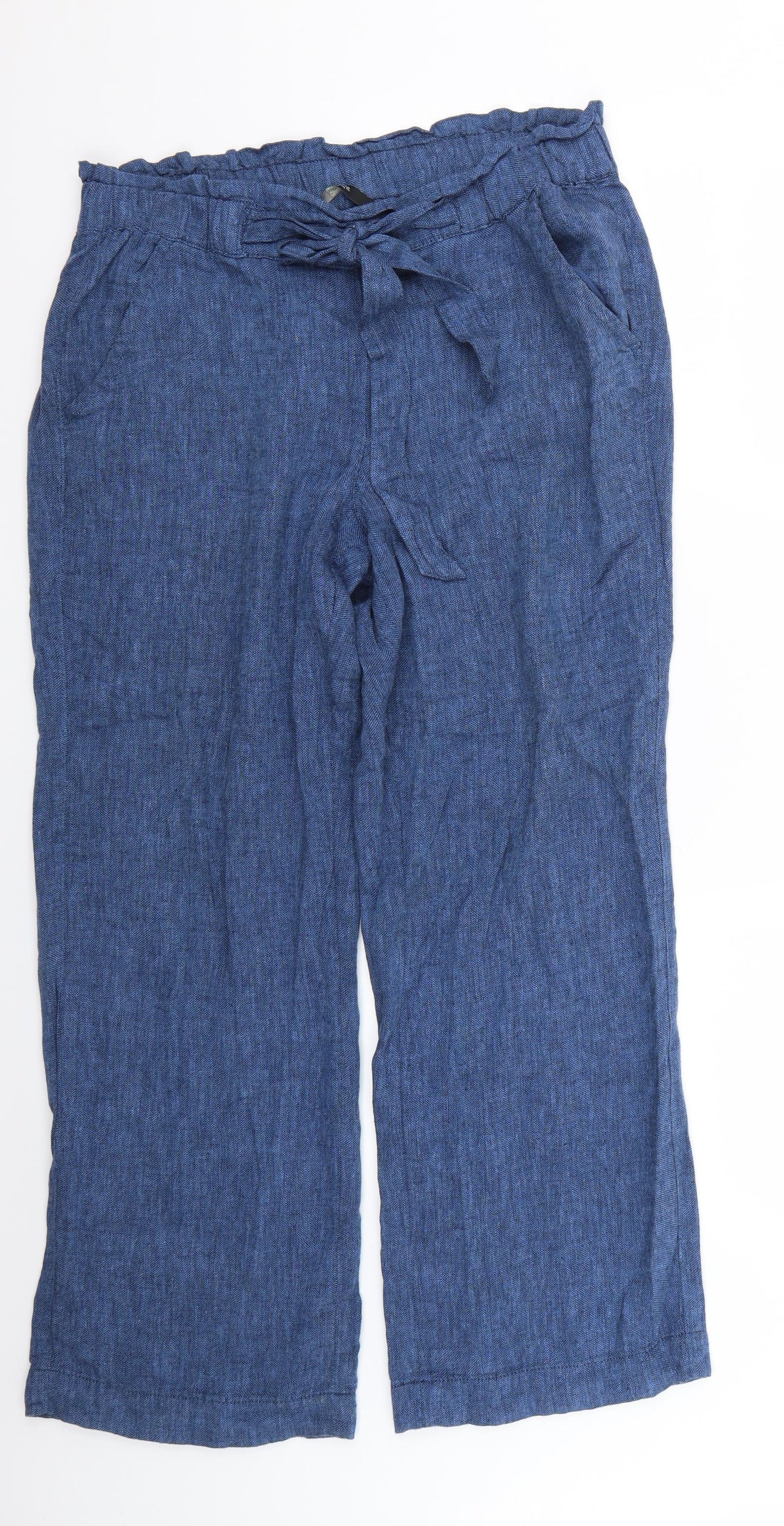 George Womens Blue   Trousers  Size 12 L26 in