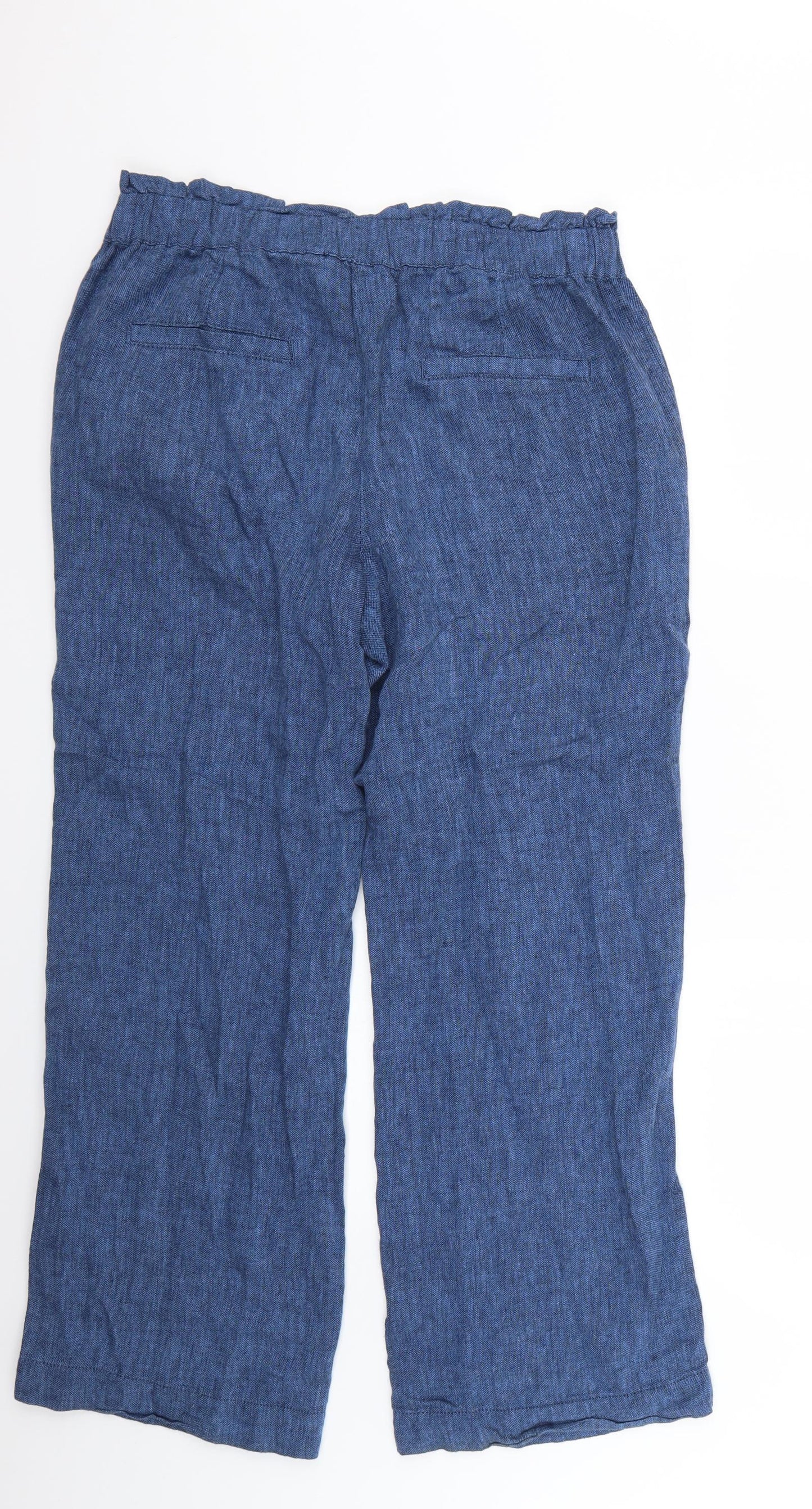 George Womens Blue   Trousers  Size 12 L26 in