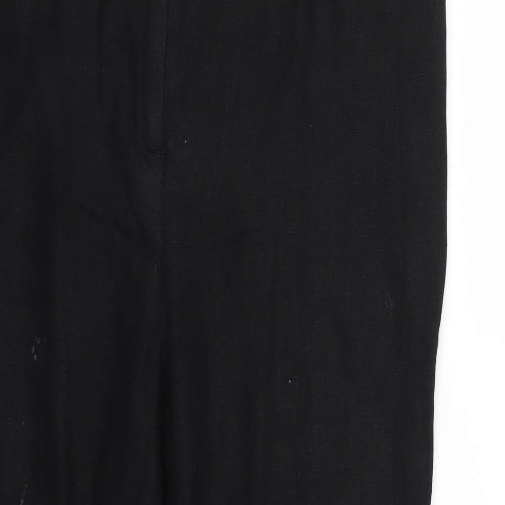 TU Womens Black   Trousers  Size 12 L27 in