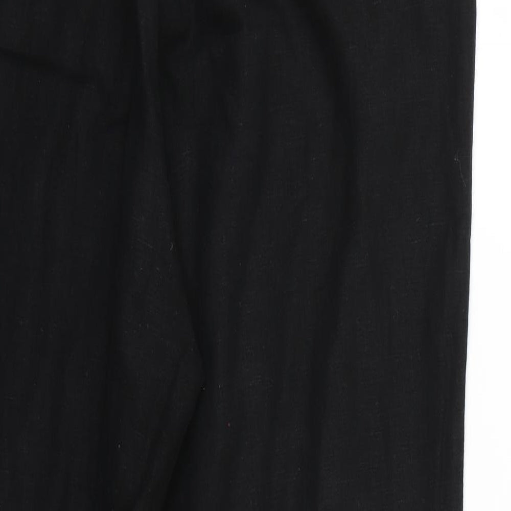 TU Womens Black   Trousers  Size 12 L27 in