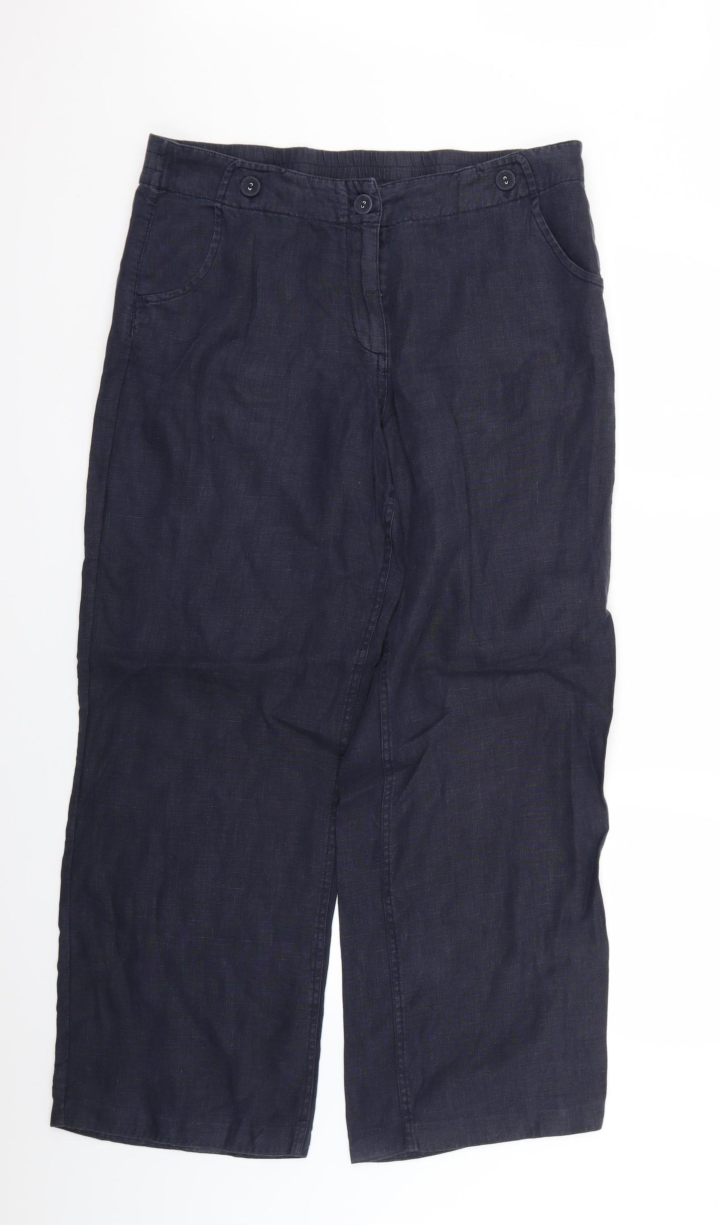 carhales trouser Womens Blue   Trousers  Size 14 L27 in