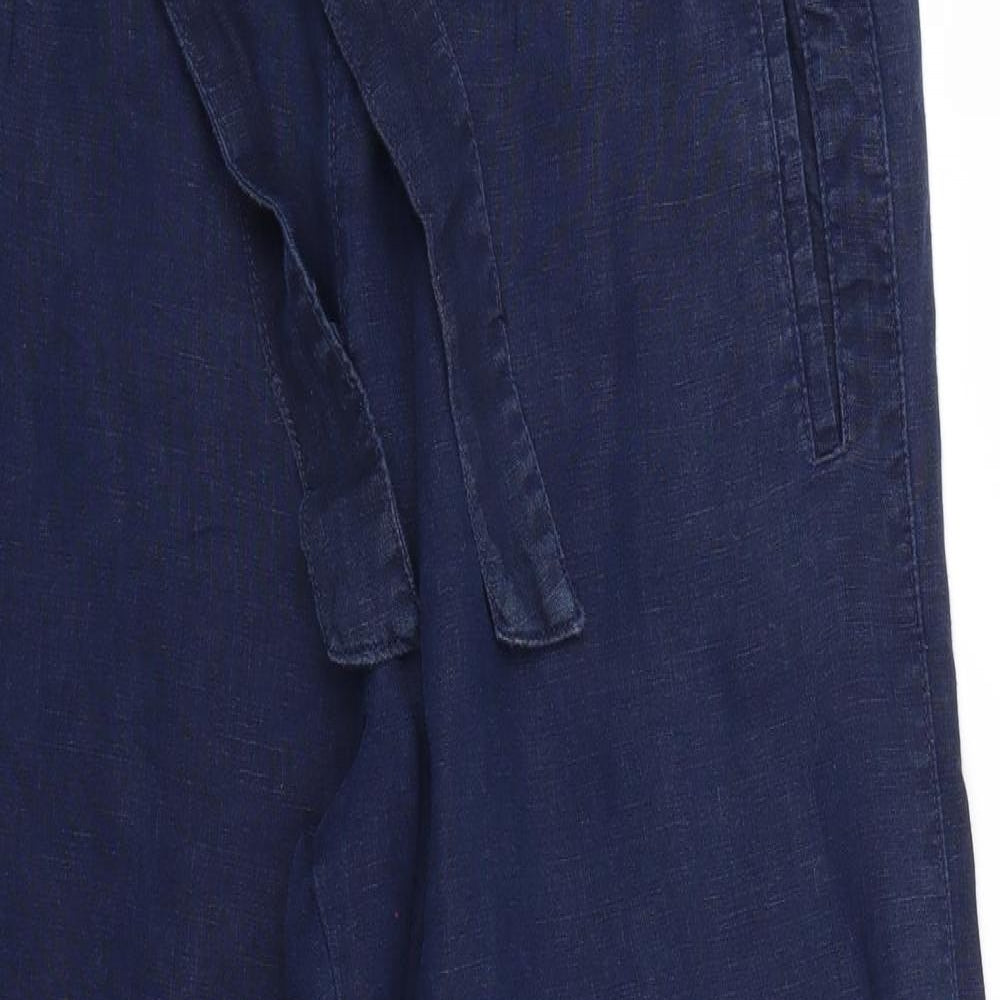 Marks and Spencer Womens Blue   Trousers  Size 12 L26 in