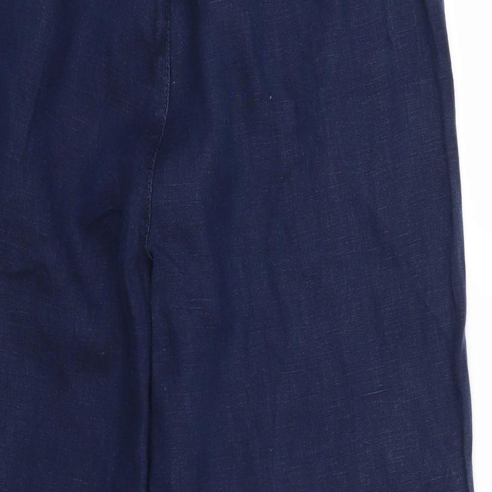 Marks and Spencer Womens Blue   Trousers  Size 12 L26 in