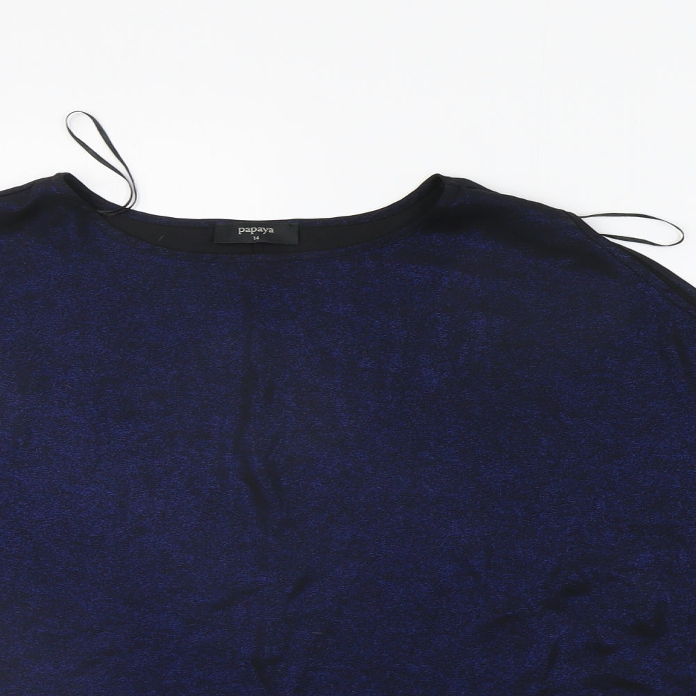 Matalan Womens Blue   Basic Blouse Size 14