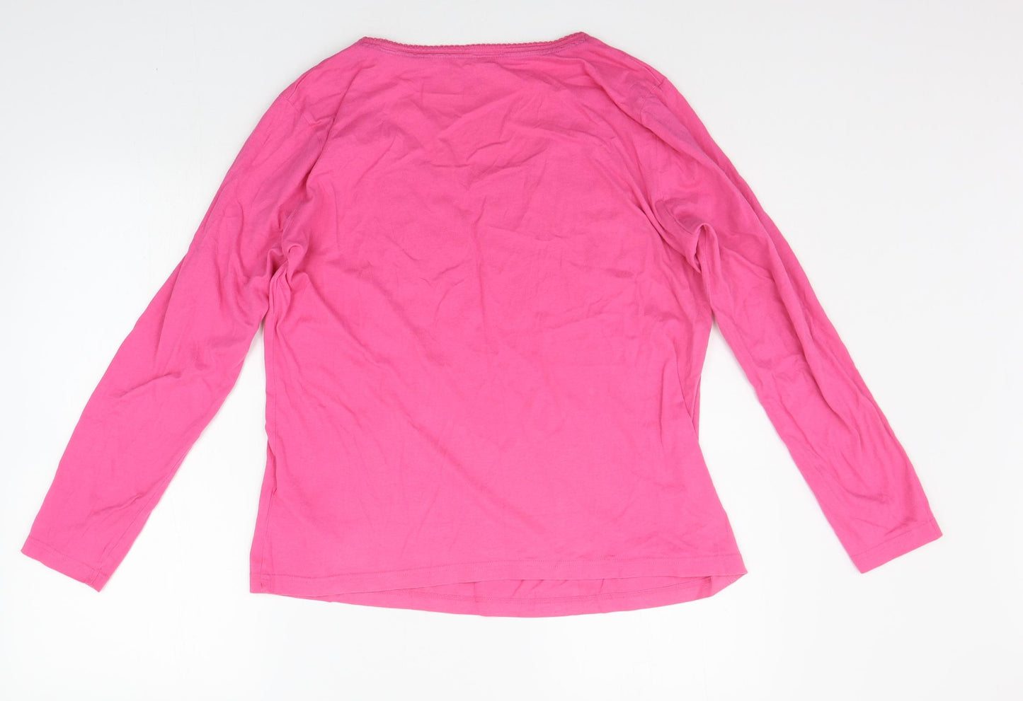 Marks and Spencer Womens Pink   Basic T-Shirt Size 12