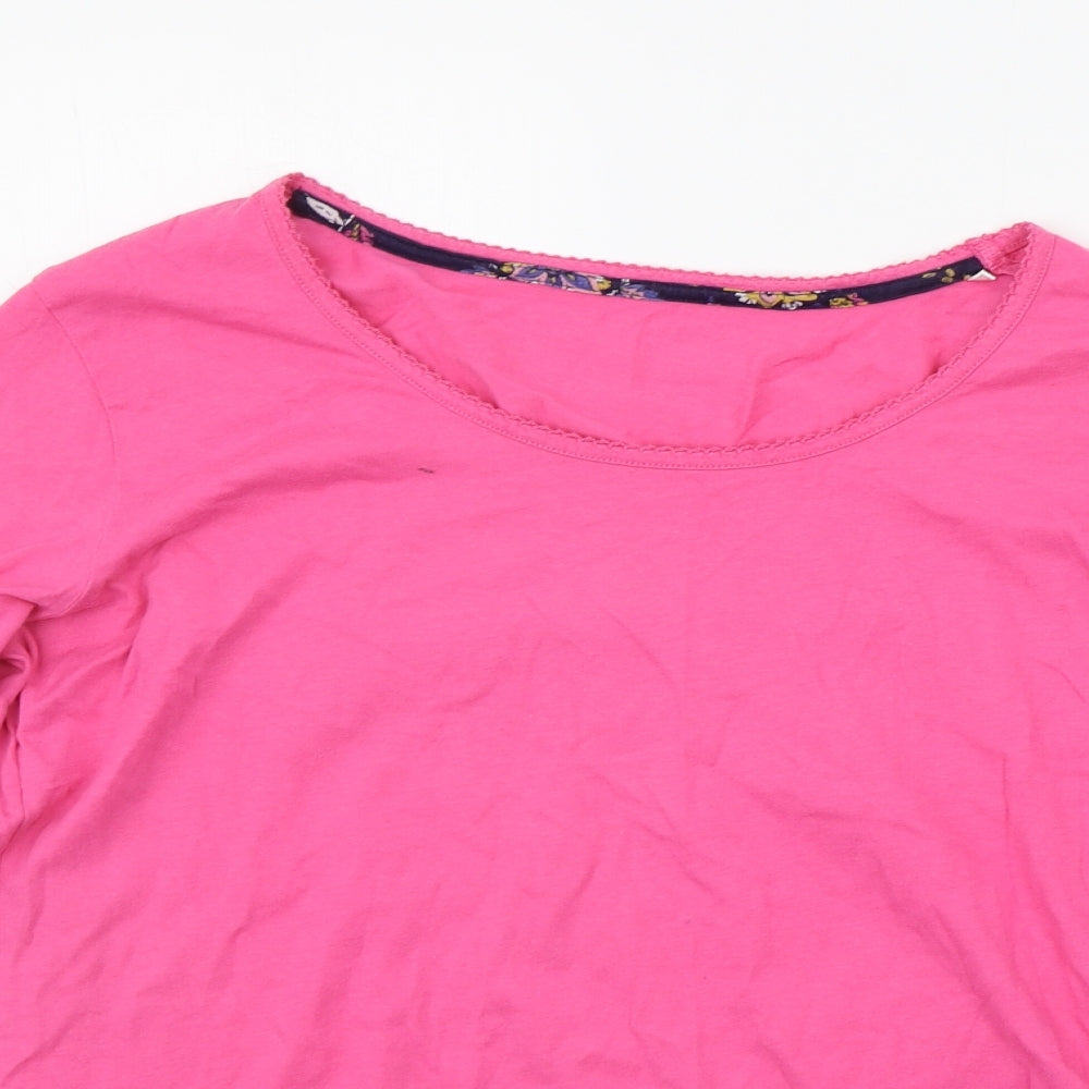 Marks and Spencer Womens Pink   Basic T-Shirt Size 12