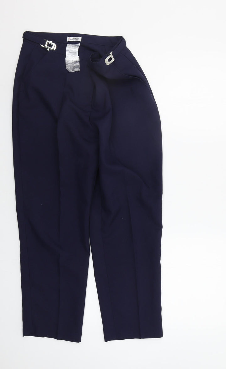 Damart Womens Blue   Trousers  Size 10 L24 in