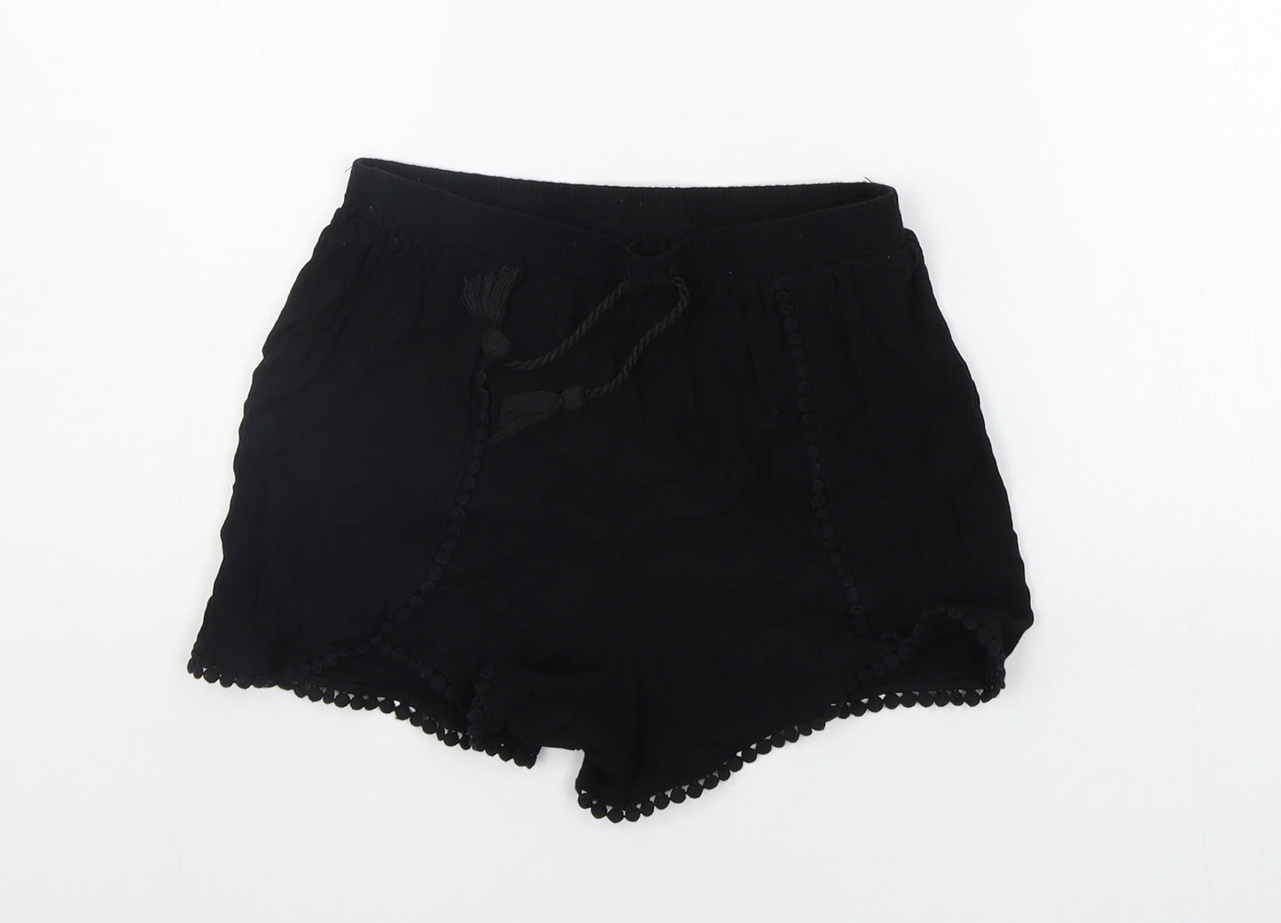 F&F Girls Black   Sweat Shorts Size 10-11 Years