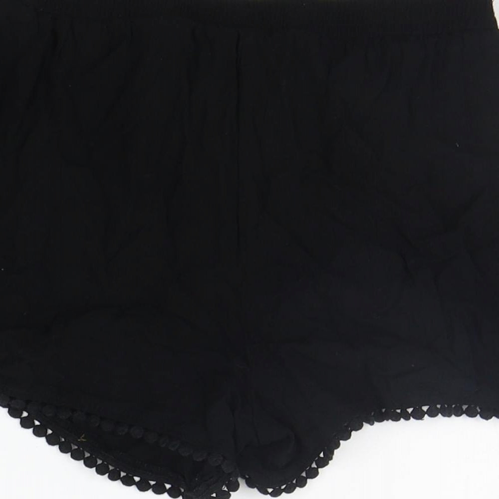 F&F Girls Black   Sweat Shorts Size 10-11 Years