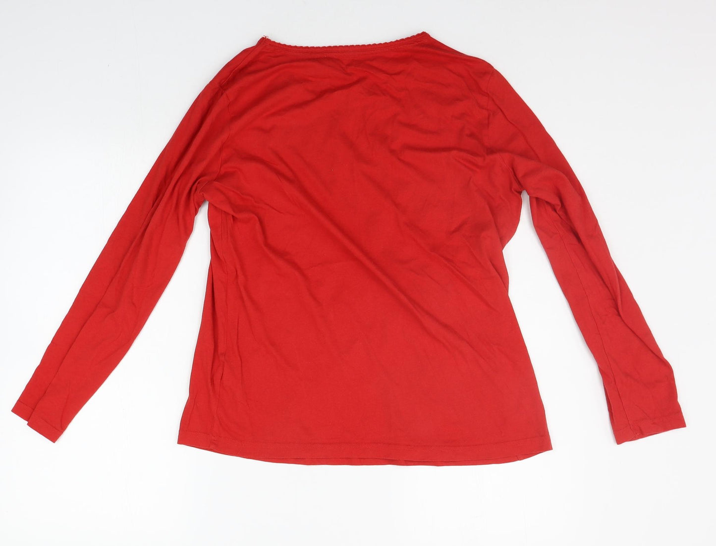 Marks and Spencer Womens Red   Basic T-Shirt Size 12