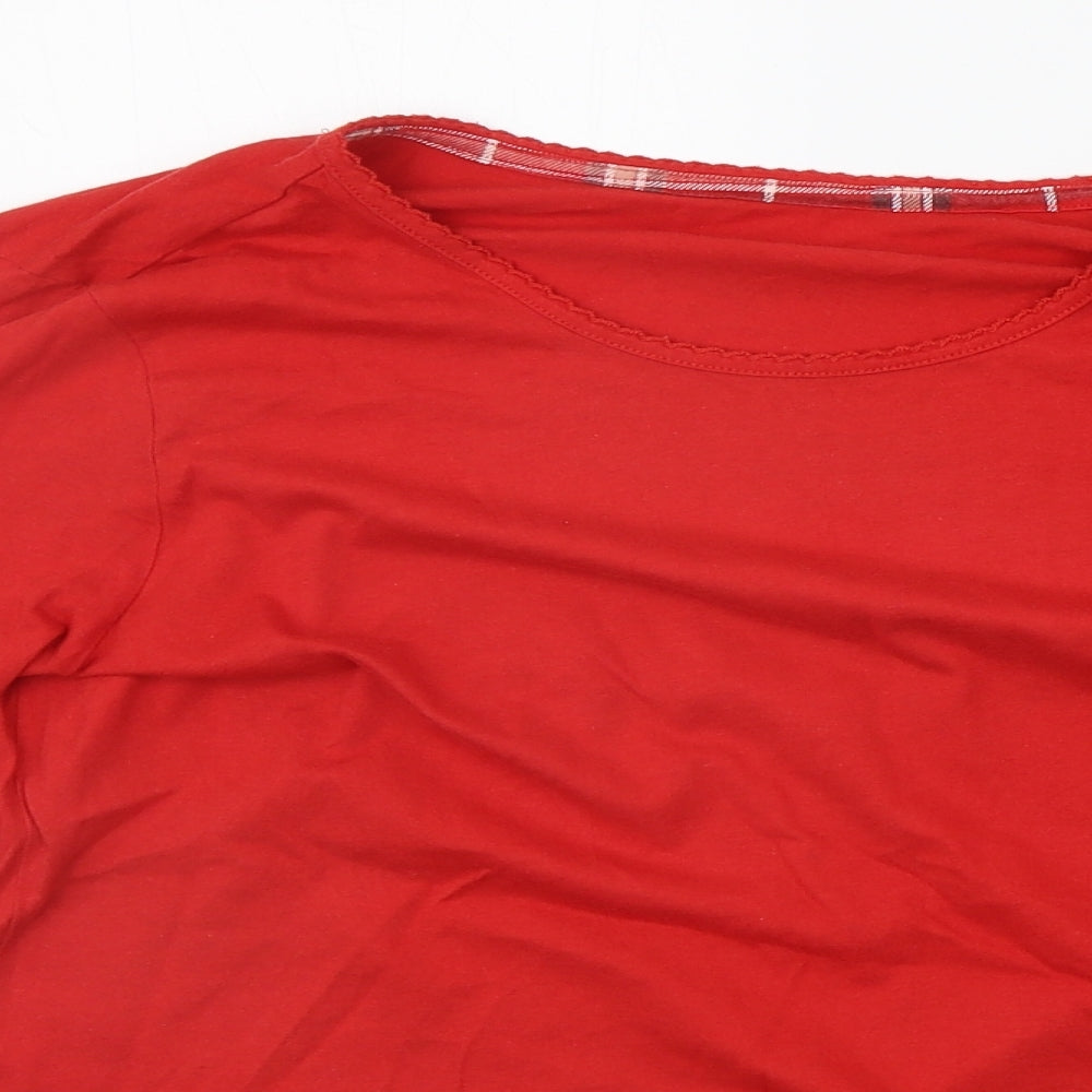 Marks and Spencer Womens Red   Basic T-Shirt Size 12
