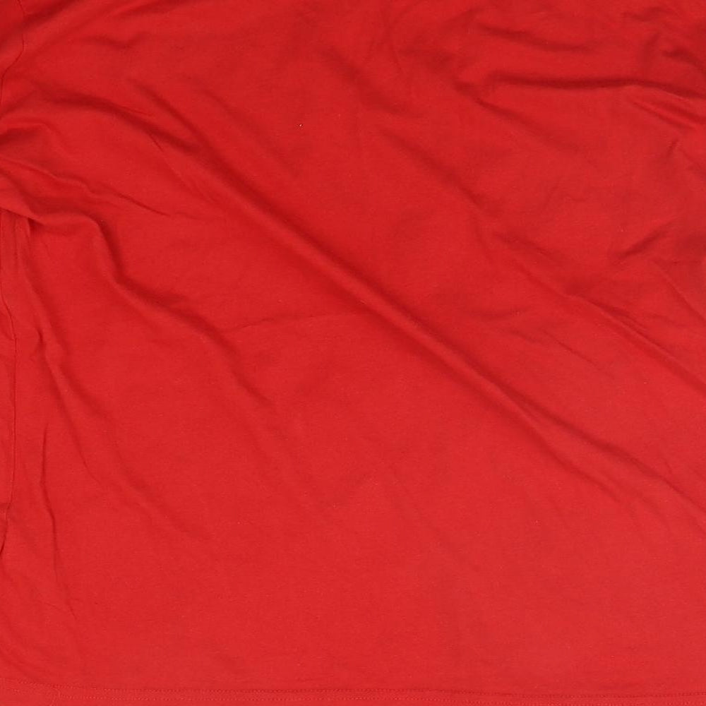 Marks and Spencer Womens Red   Basic T-Shirt Size 12