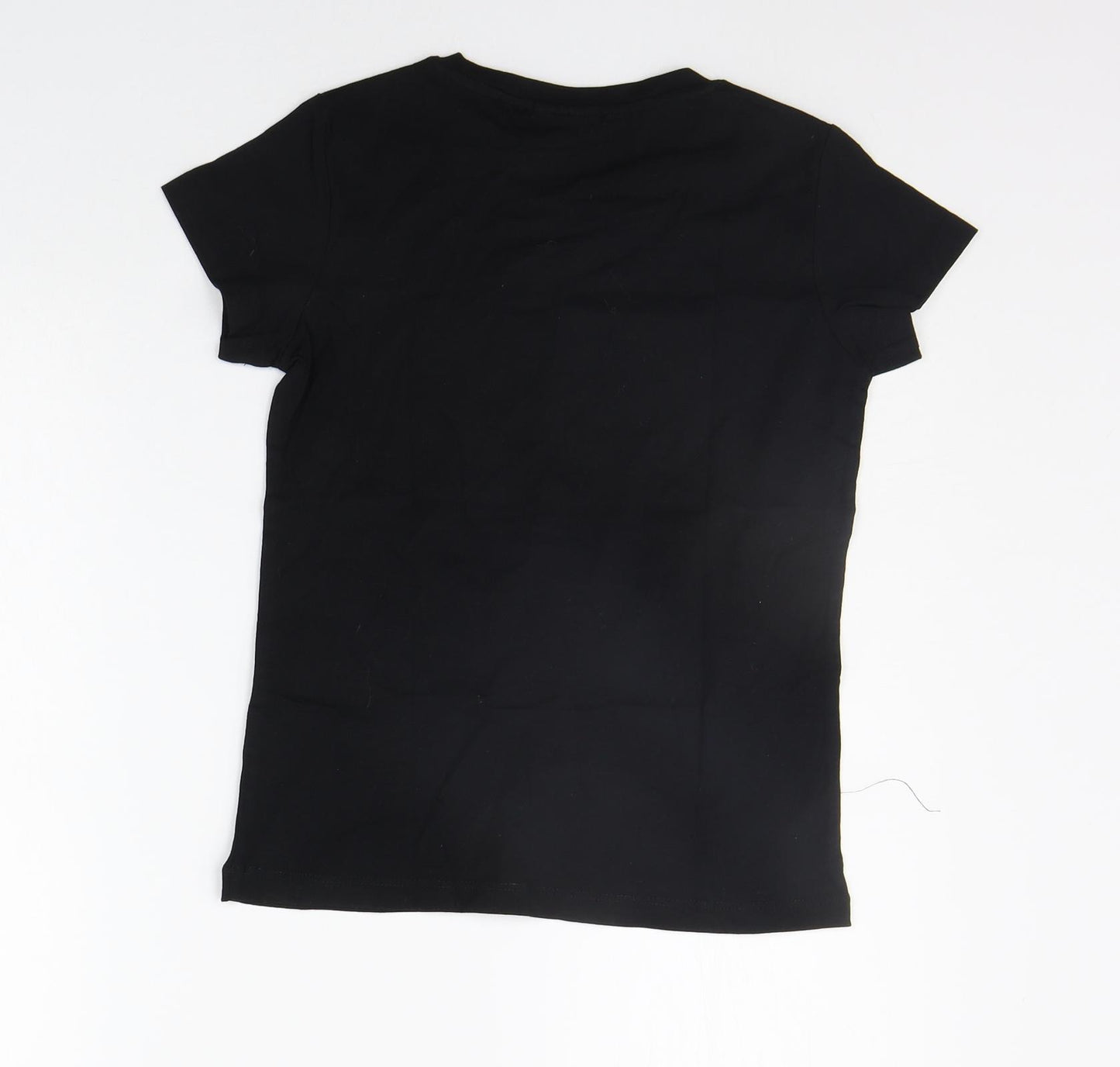 FRIENDS Girls Black   Basic T-Shirt Size 11-12 Years
