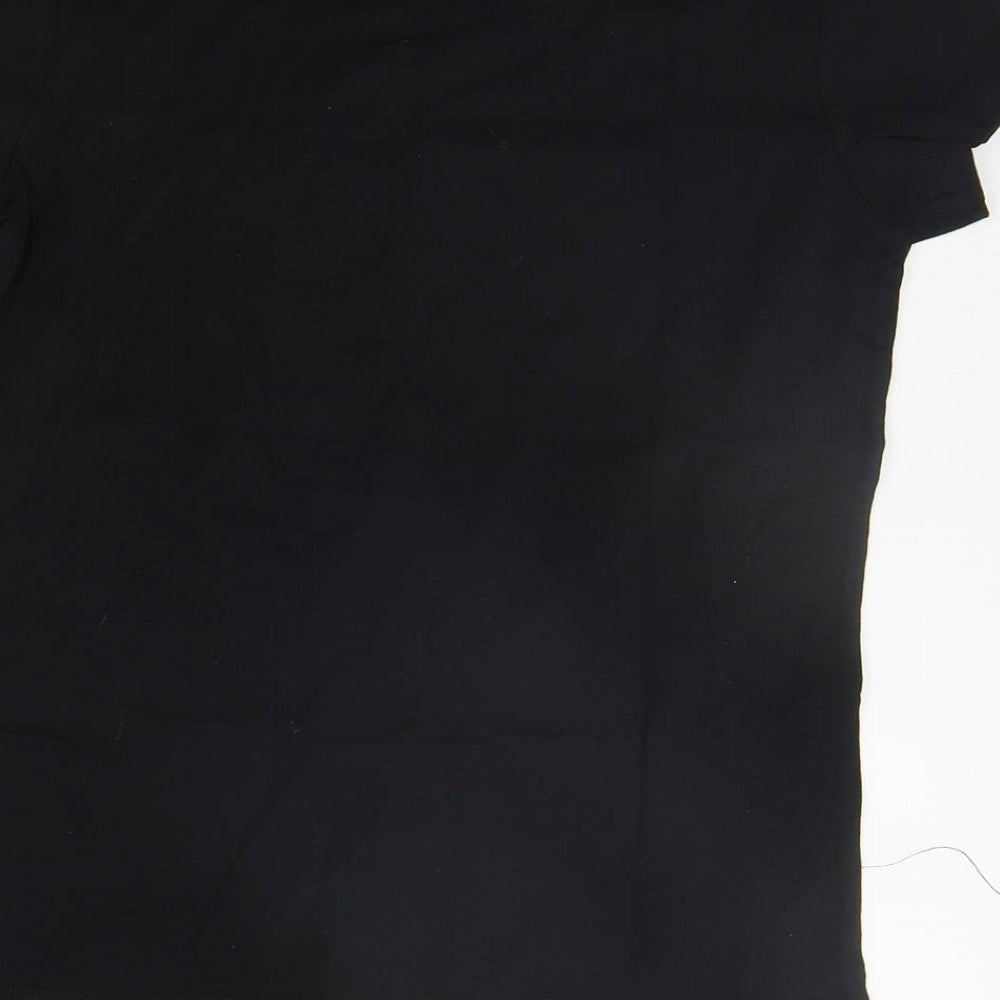 FRIENDS Girls Black   Basic T-Shirt Size 11-12 Years