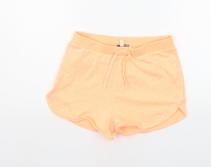 MISS EVIE Girls Orange   Hot Pants Shorts Size 11-12 Years