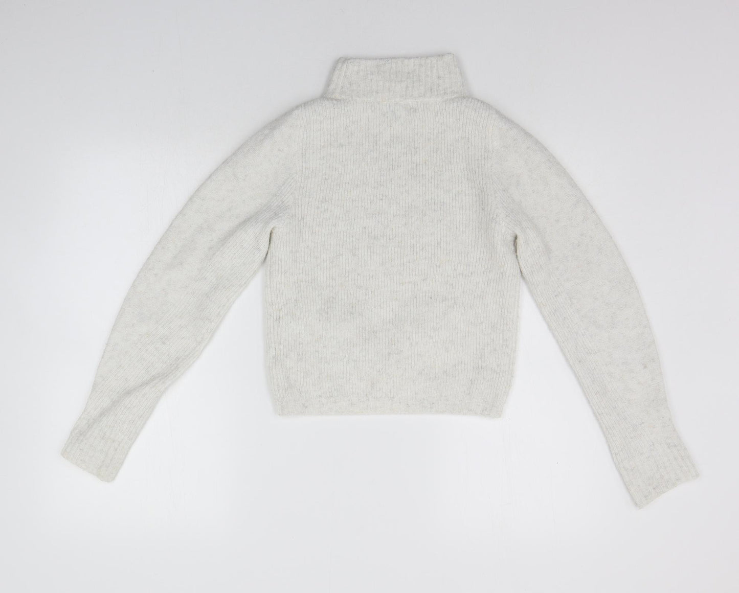 Topshop Womens White   Pullover Jumper Size S