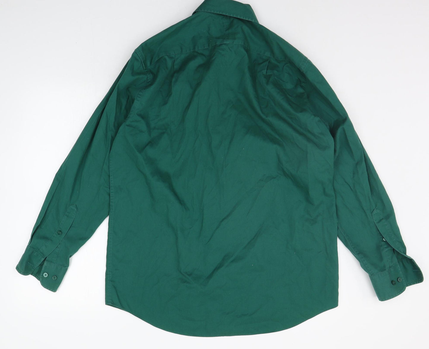 Charles Tyrwhitt Mens Green    Button-Up Size M
