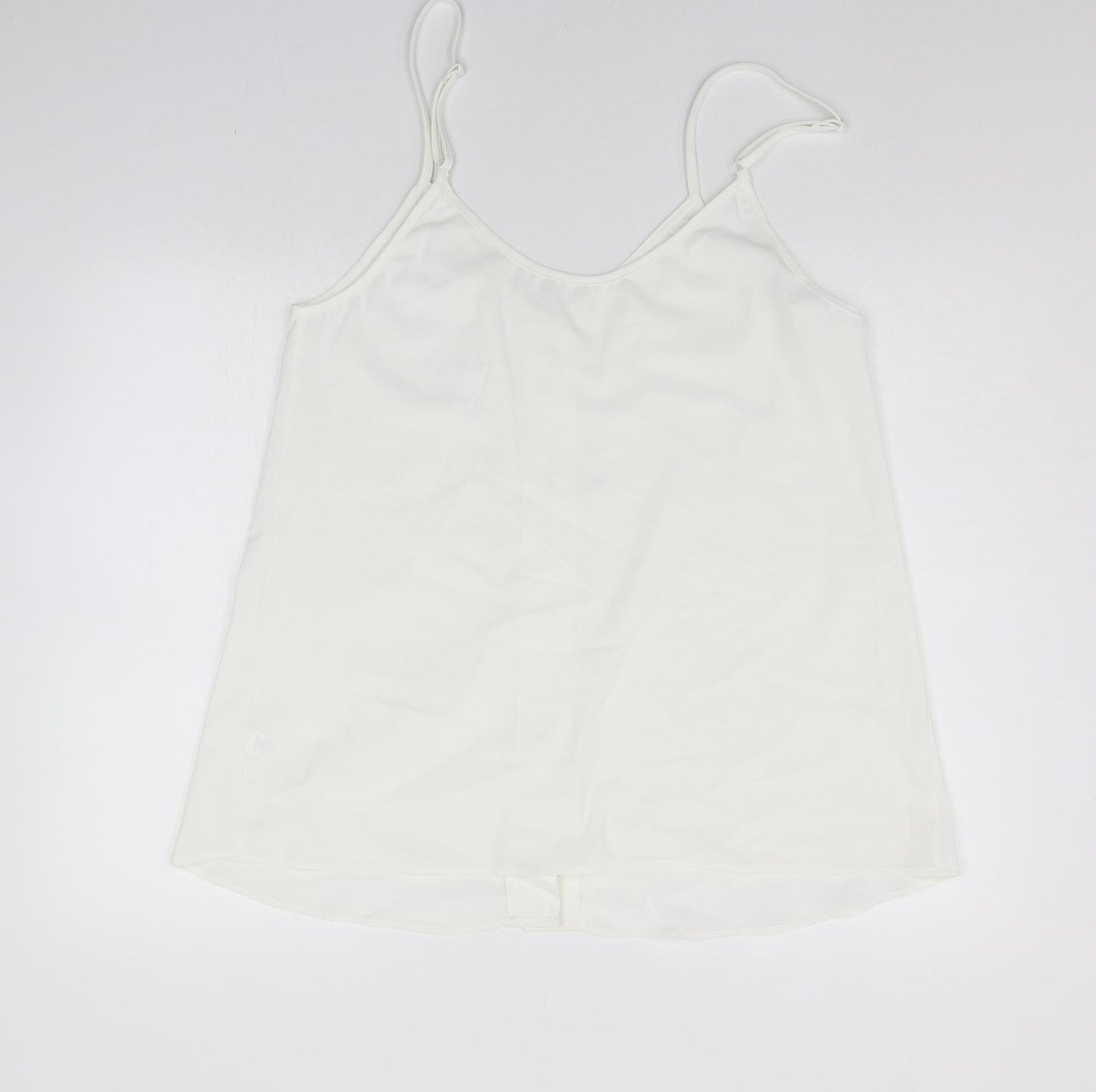 Preworn Womens White   Basic Tank Size XL