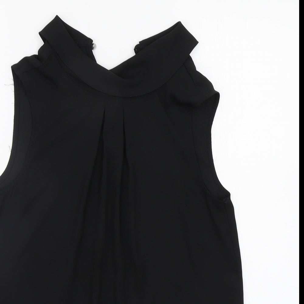 Debenhams Womens Black   Basic Blouse Size 10