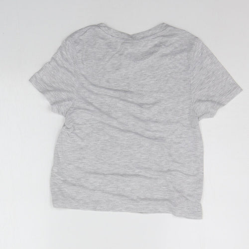 Topshop Womens Grey   Basic T-Shirt Size 6