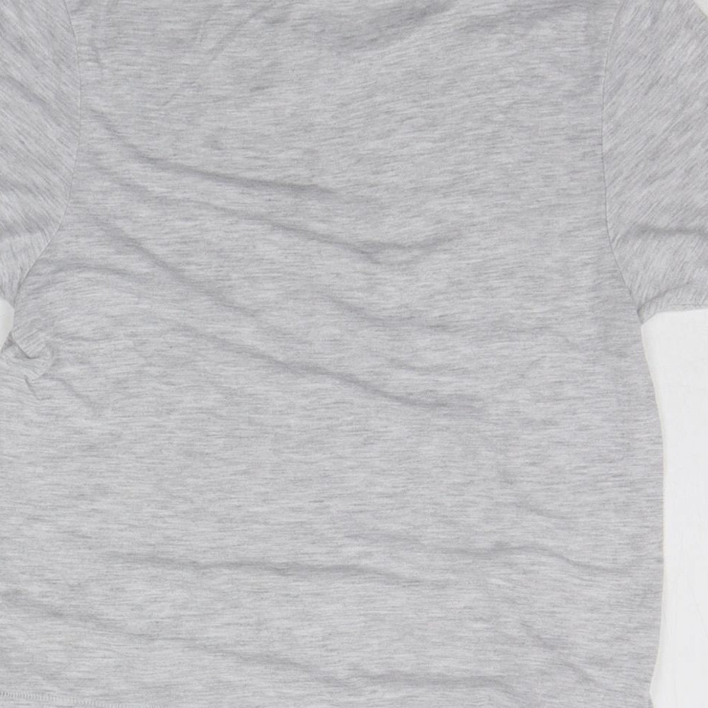 Topshop Womens Grey   Basic T-Shirt Size 6