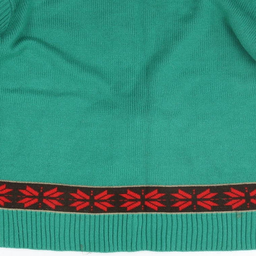CHRIMBOFREAKS Mens Green   Pullover Jumper Size XL  - christams