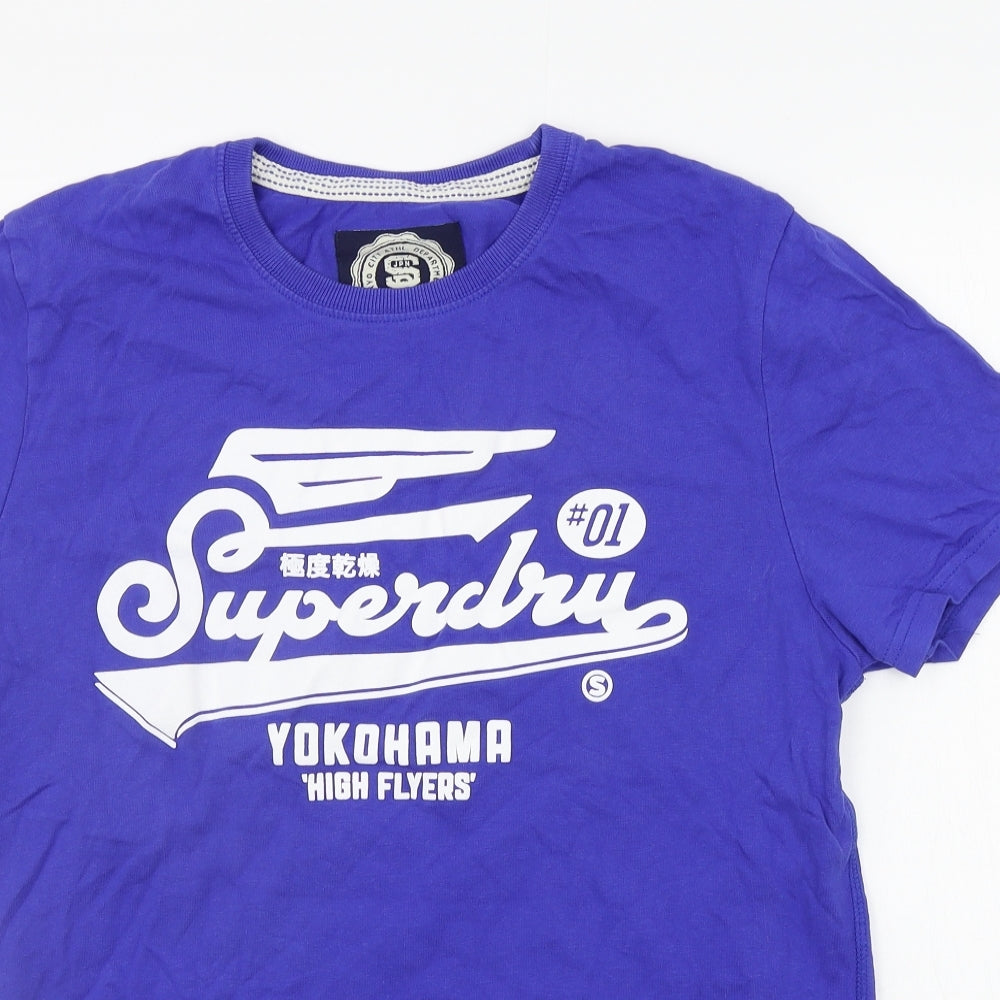 Superdry Mens Blue    T-Shirt Size XL
