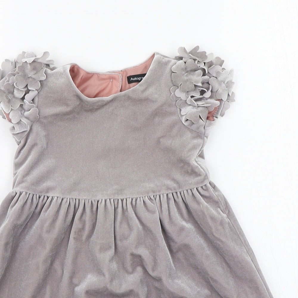 Marks and Spencer Baby Grey   A-Line  Size 12-18 Months