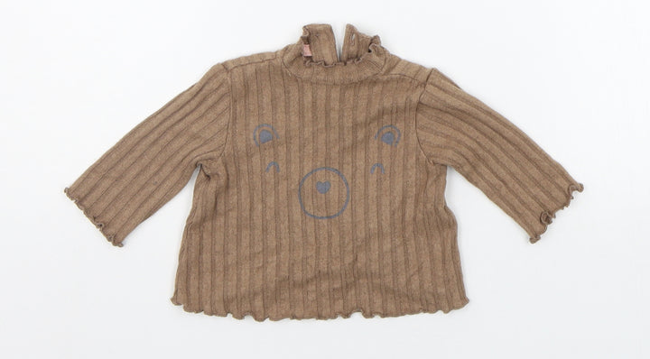 George Baby Brown   Basic T-Shirt Size Newborn