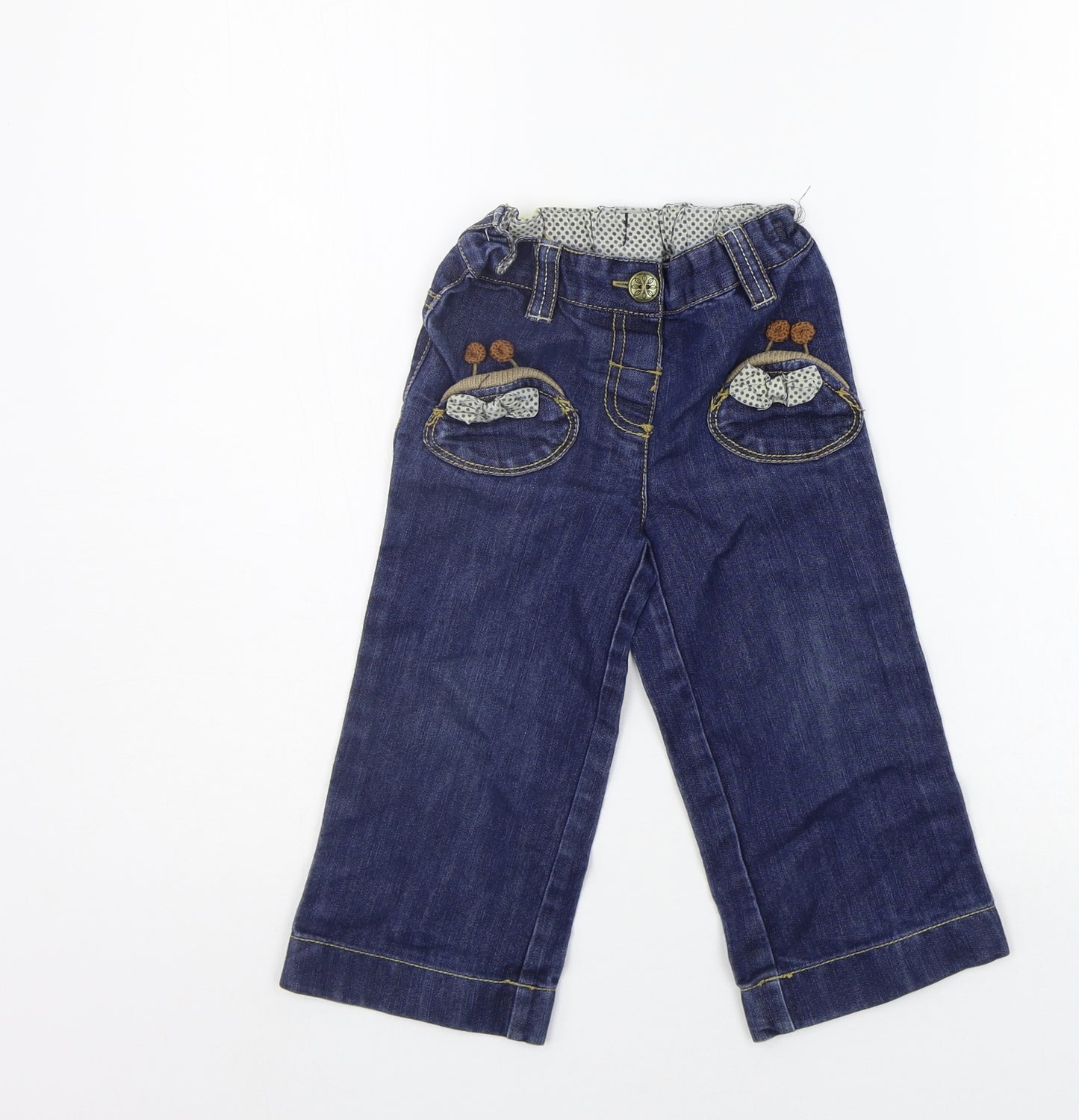 NEXT Boys Blue   Cargo Jeans Size 12-18 Months