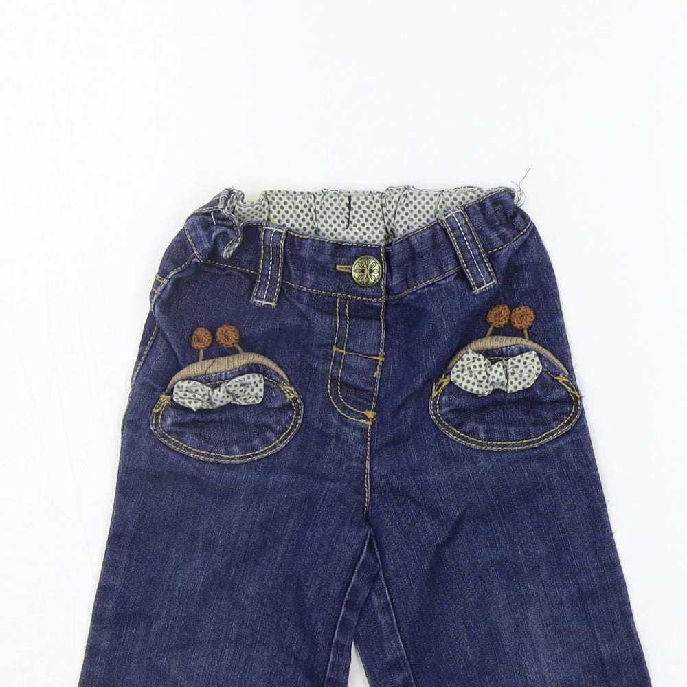 NEXT Boys Blue   Cargo Jeans Size 12-18 Months
