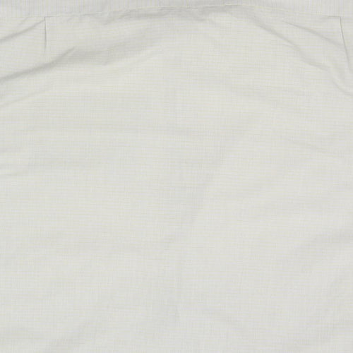 Outdoors scene Mens Grey Striped   Button-Up Size L