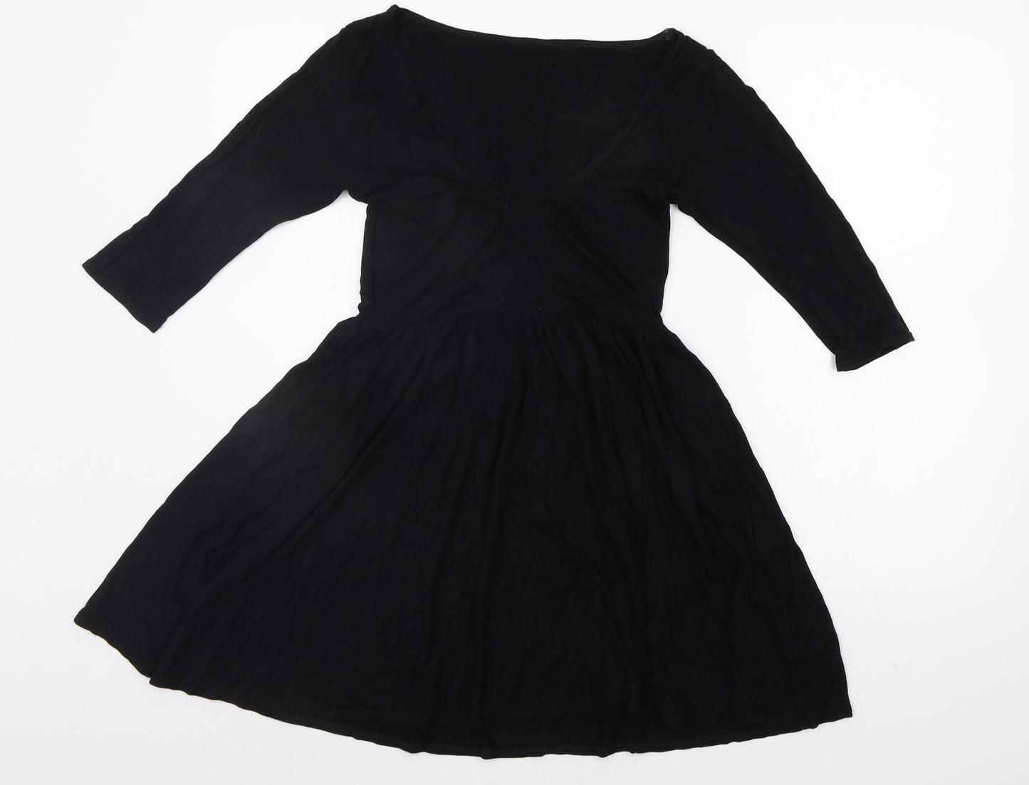 Topshop Womens Black   Fit & Flare  Size 10