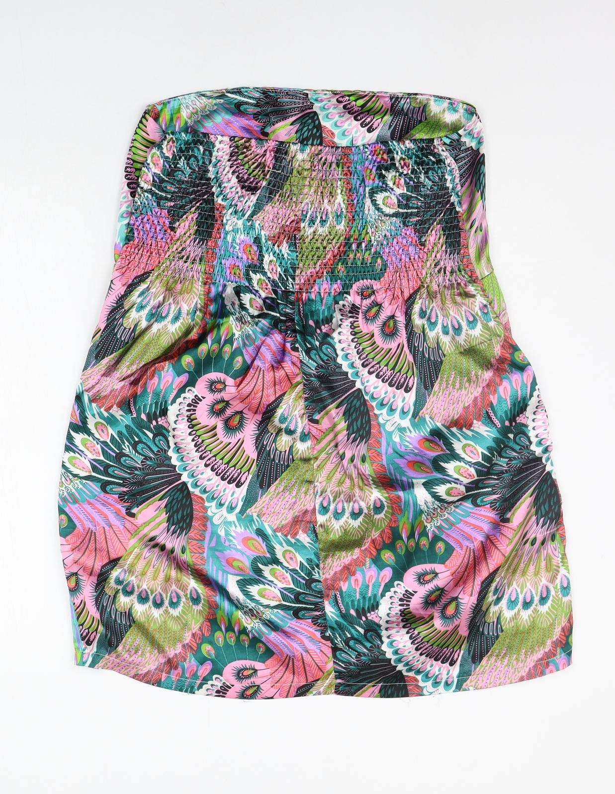 Smash Womens Multicoloured Geometric  A-Line  Size XL
