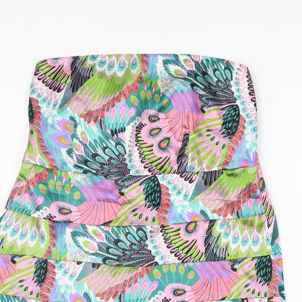 Smash Womens Multicoloured Geometric  A-Line  Size XL