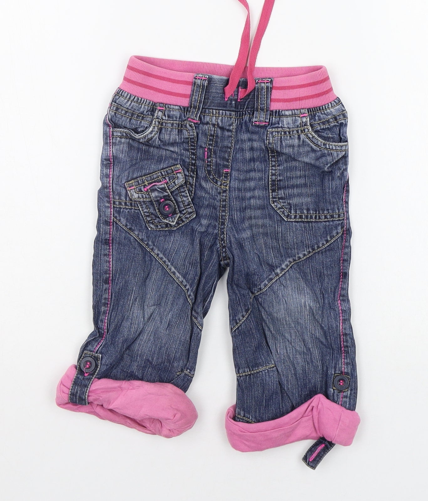 NEXT Girls Blue   Jogger Jeans Size 12-18 Months