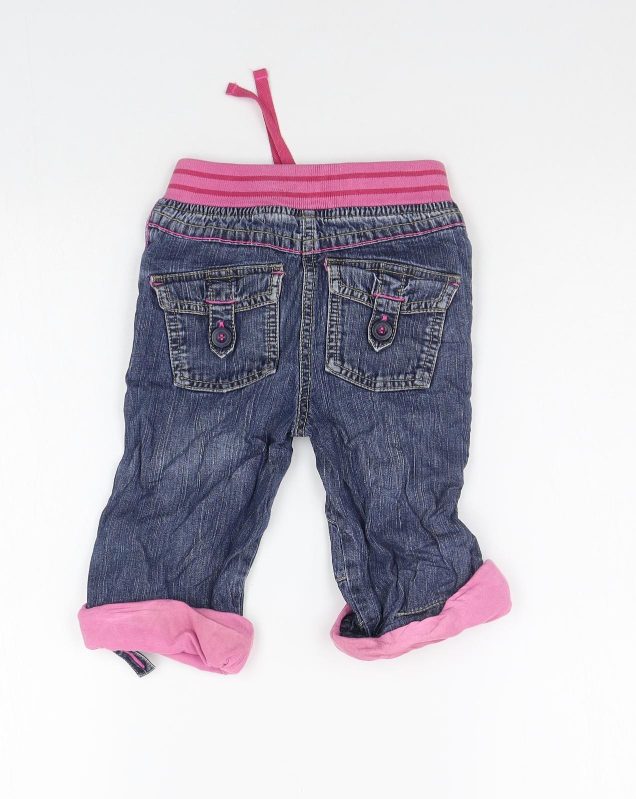 NEXT Girls Blue   Jogger Jeans Size 12-18 Months
