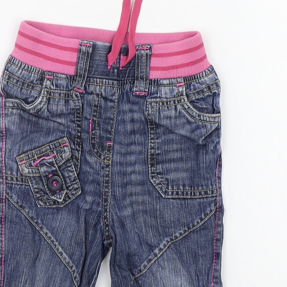 NEXT Girls Blue   Jogger Jeans Size 12-18 Months