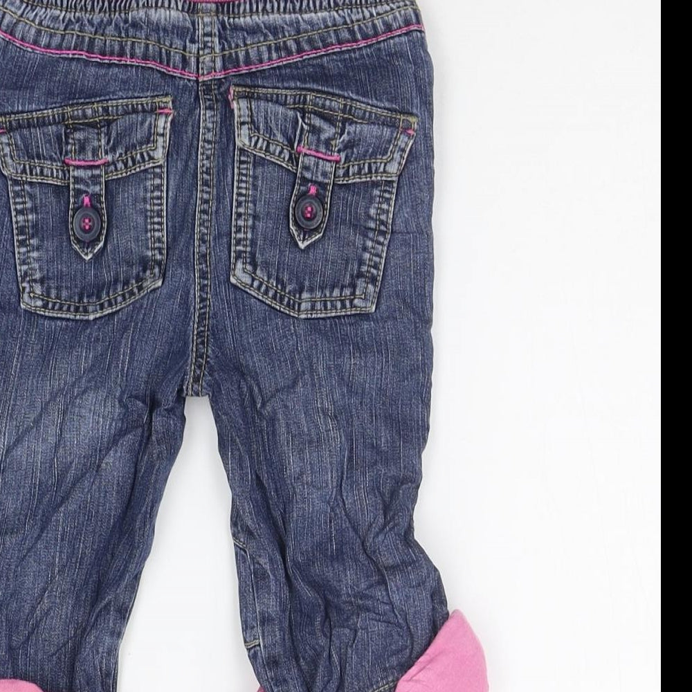 NEXT Girls Blue   Jogger Jeans Size 12-18 Months