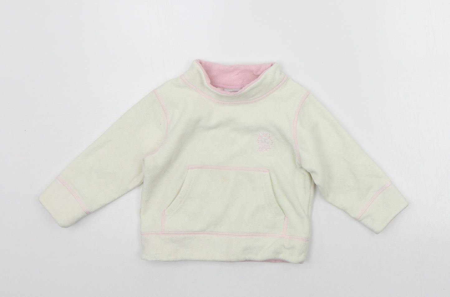 NEXT Girls White   Pullover Jumper Size 2 Years