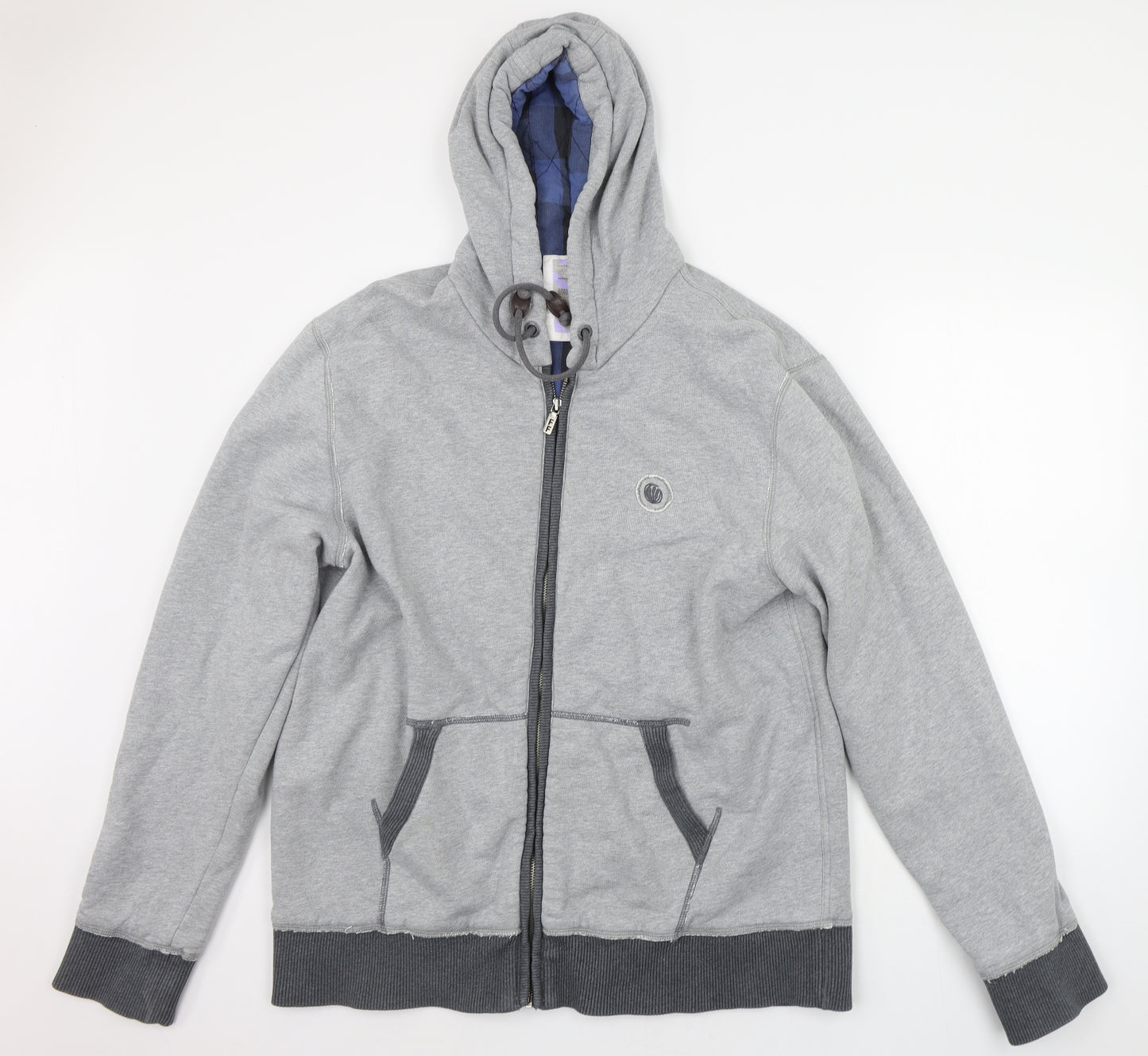 Fat Face Mens Grey Houndstooth  Jacket Coat Size XL