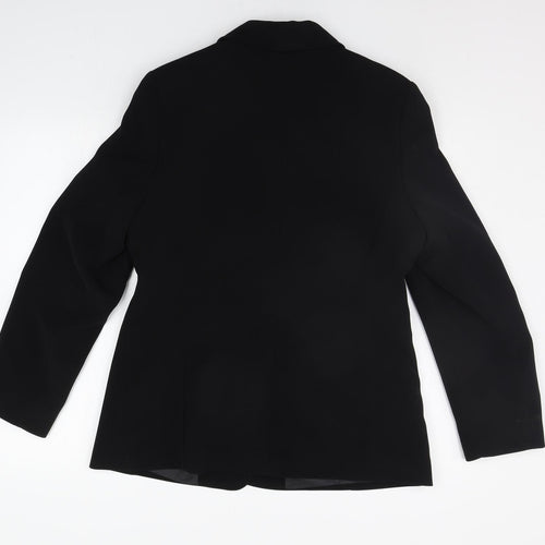 ARMANDO Womens Black   Jacket Suit Jacket Size 14
