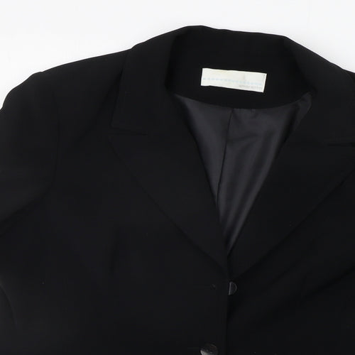 ARMANDO Womens Black   Jacket Suit Jacket Size 14