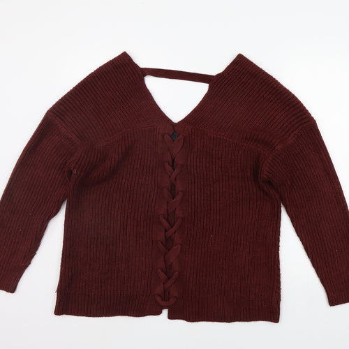 New Look Womens Brown   Pullover Jumper Size S