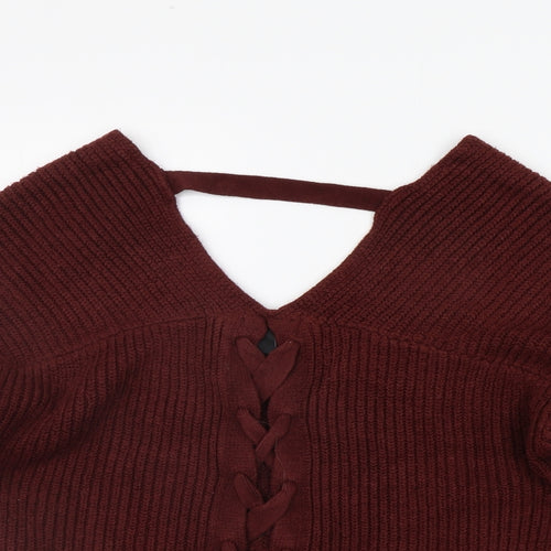 New Look Womens Brown   Pullover Jumper Size S