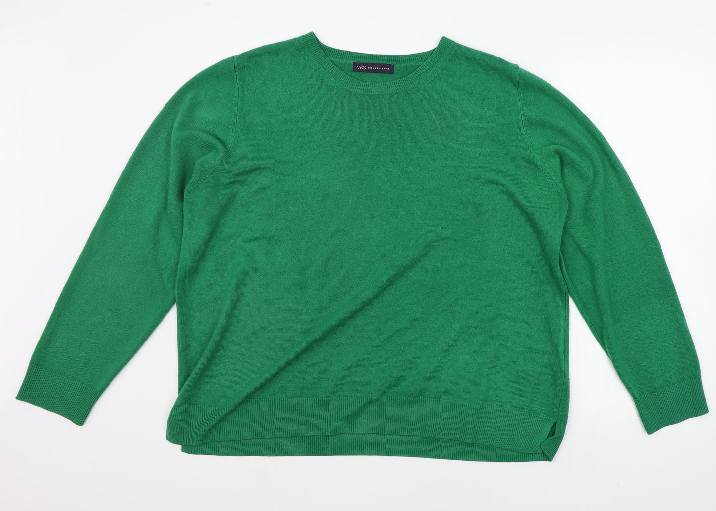 Marks and Spencer Womens Green   Pullover Jumper Size 22