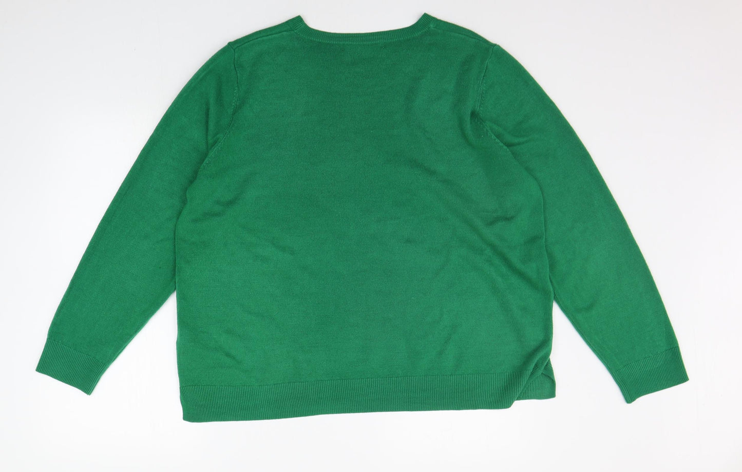 Marks and Spencer Womens Green   Pullover Jumper Size 22