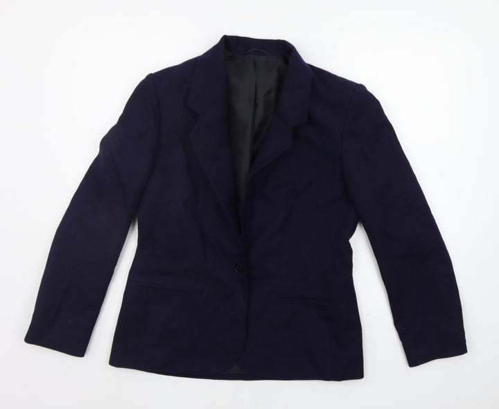 ST MICHAEL Womens Blue   Jacket Coat Size 12